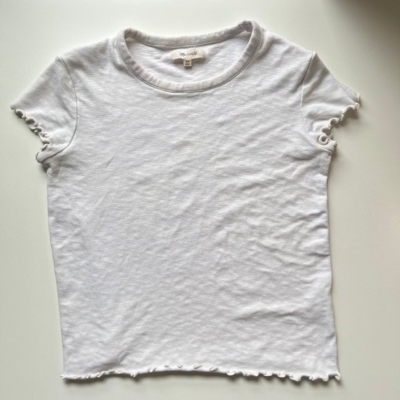 Madewell Baby Tee in Bright Ivory - Picture 5 of 8